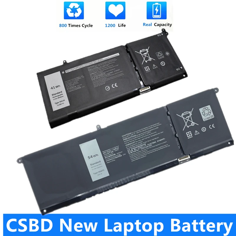 

V6W33 54Wh G91J0 41Wh Laptop Battery For Dell Inspiron 3515 5310 5418 5515 Latitude 3320 3520 3420 Vostro 3510 3511 5510 XDY9K