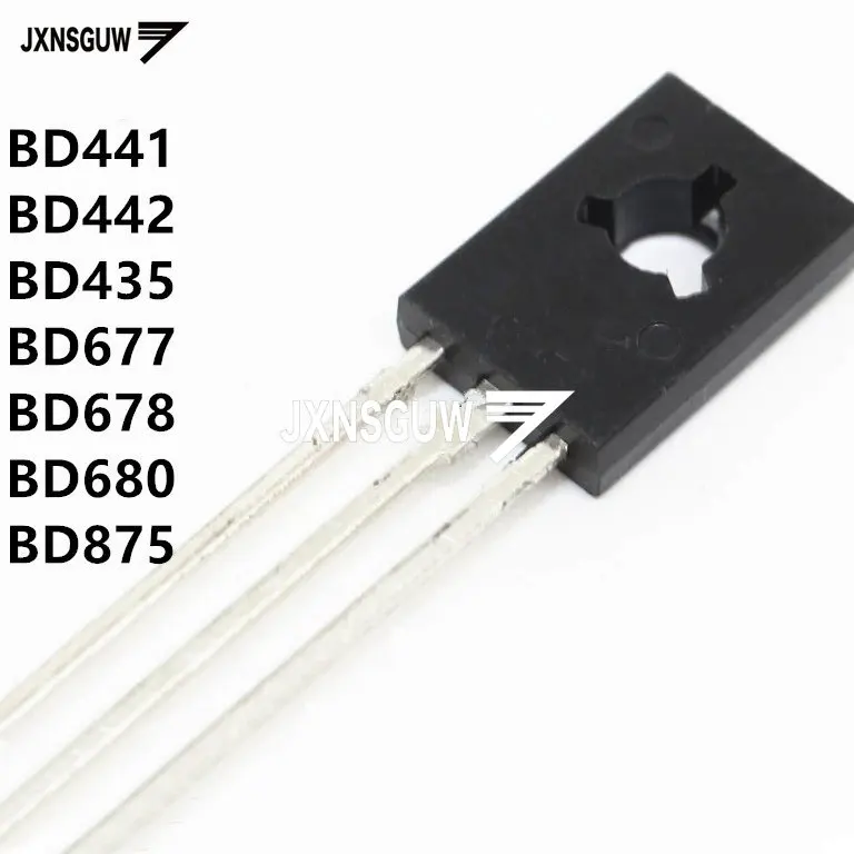 50PCS NEW BD441 BD442 BD435 BD677 BD678 BD680 BD875 TO-126 Darlington Triode One-Stop Distribution BOM IC Electronic Components