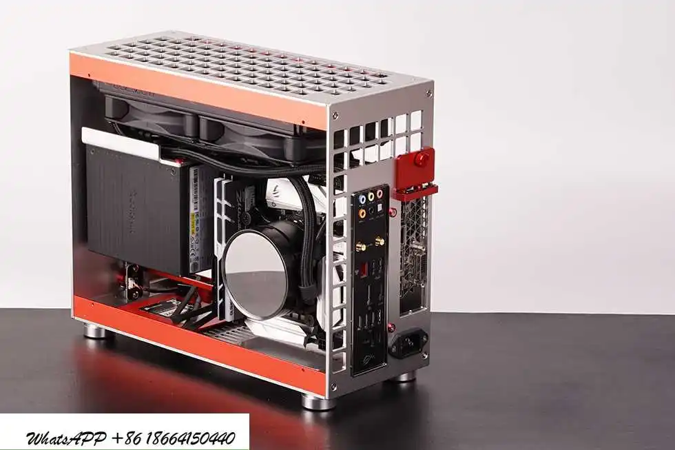 Sunmilo custom chassis, T03proA4 water-cooled itx tempered glass side transparent all aluminum 11L2021 model