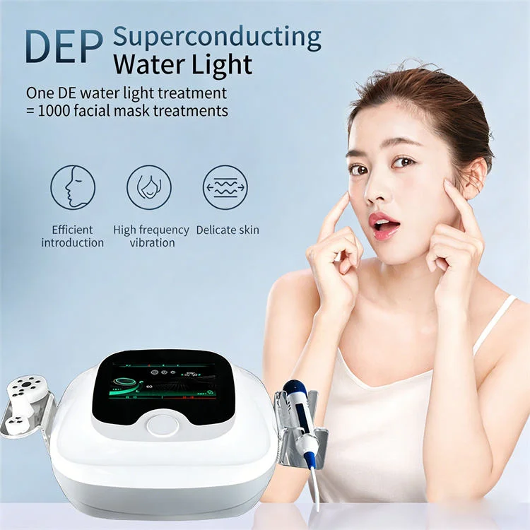 Superconducting Non-Invasive Hydration Instrument | Electroporation   Rejuvenation Anti-Aging Face Machine for Salon Use