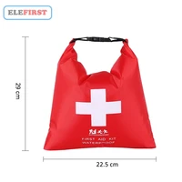 1.2L Portable Red Waterproof First Aid Kit Bag Emergency Kits Case Only For Outdoor Camp Travel Emergency Medical Bag Treatment 2