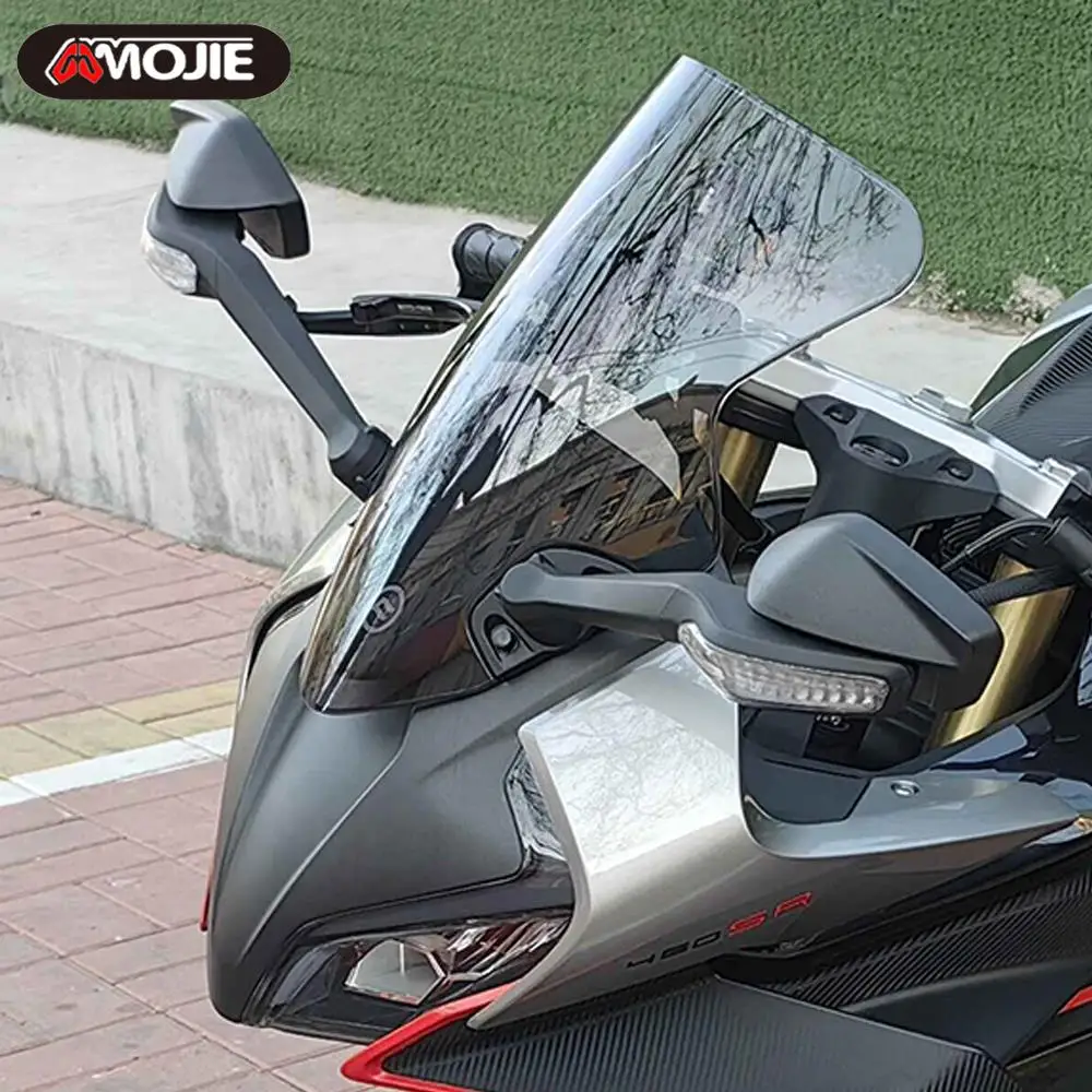 

New Windshield Screen Visor Double Bubble Windscreen Wind Deflector FOR CFMOTO CF MOTO 450SR SR450 SR 450 SR 2022 2023 2024