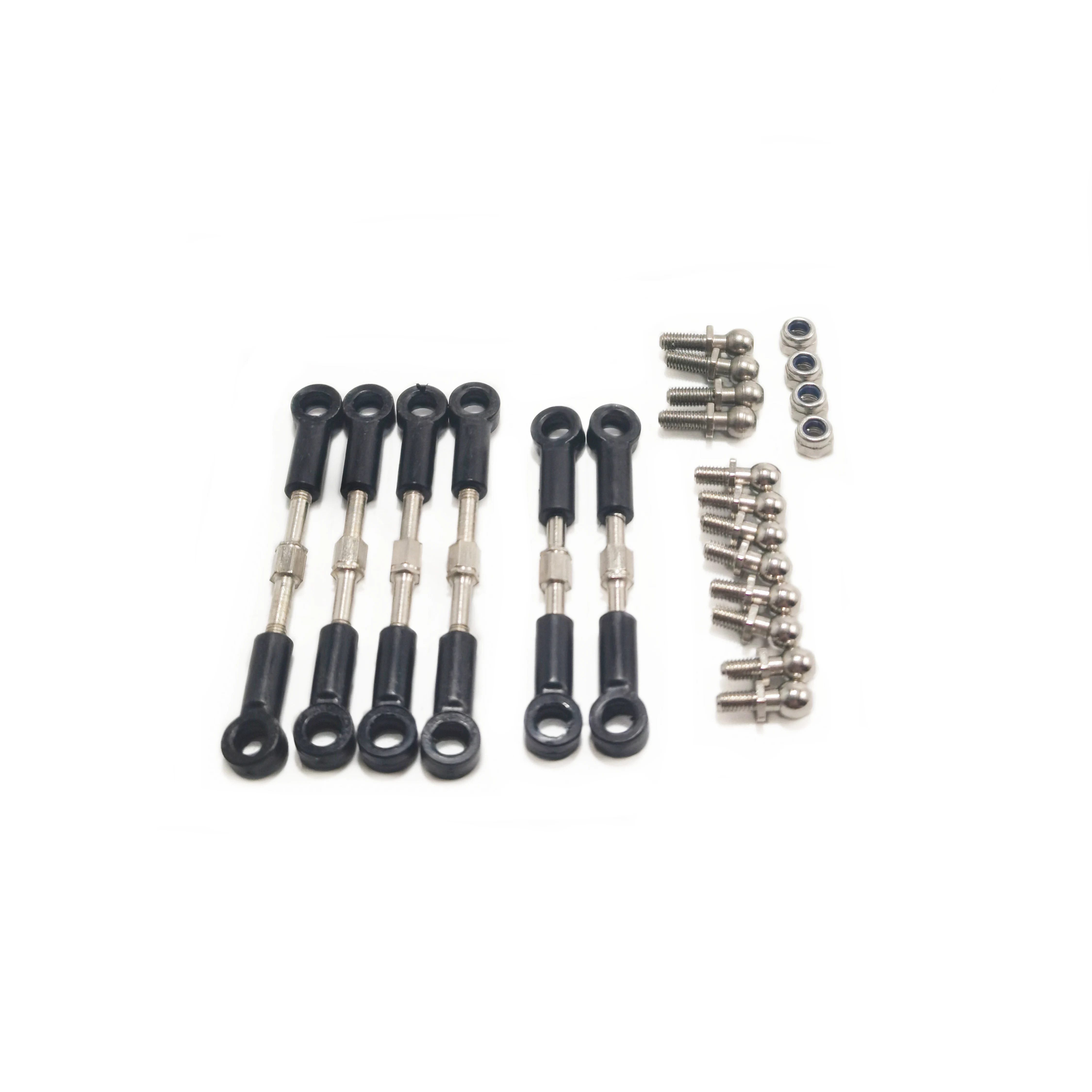 

WLtoys 144010 124017 144001 124019 6pcs Enhanced version pull rods with boall joint screws set upgrade accessories parts