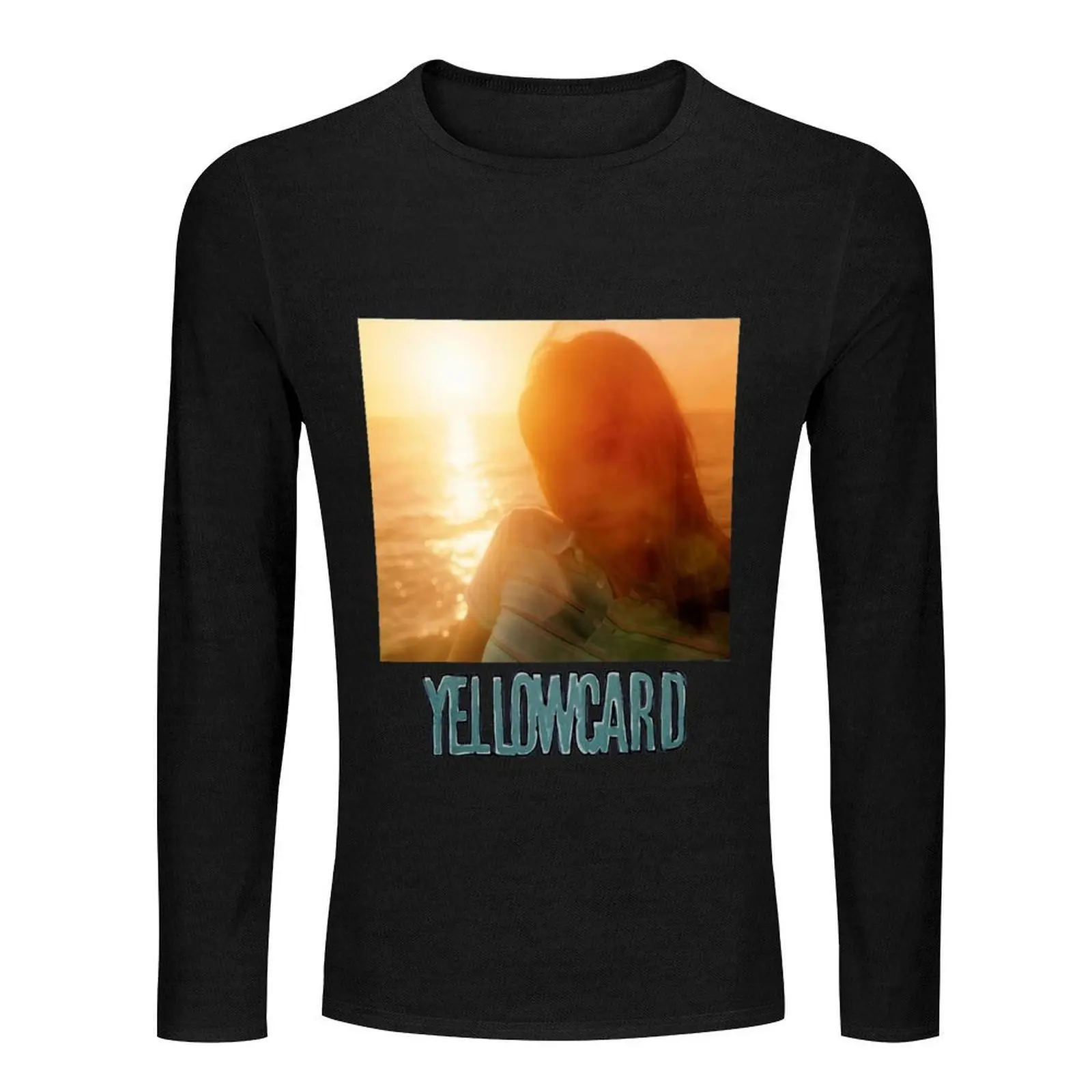 Men_s Yellowcard Ocean Avenue 34 Sleeve Raglan Baseball Long T-Shirt tops t shirt man t-shirts man oversized t shirt men