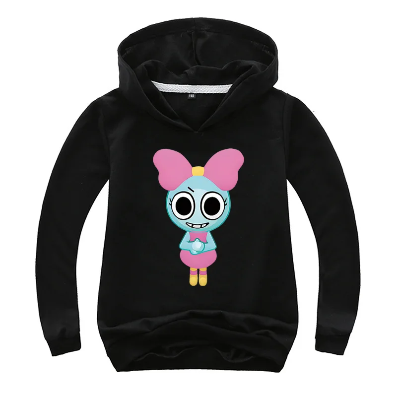 Boys and Girls Sweatshirt Spring and Autumn New Round Neck Base Shirt Cartoon Fashion Pure Cotton Long Sleeve Factory Direct Who