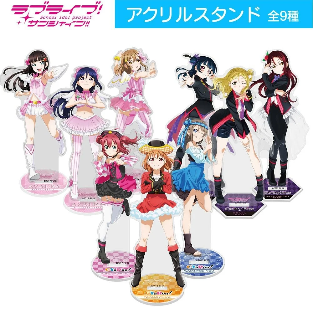 Charm Anime Fans Gifts Love Live! Superstar HD Figurel Acrylic Standing Shibuya Kanon Tang Keke Arashi Chisato Series About 15cm