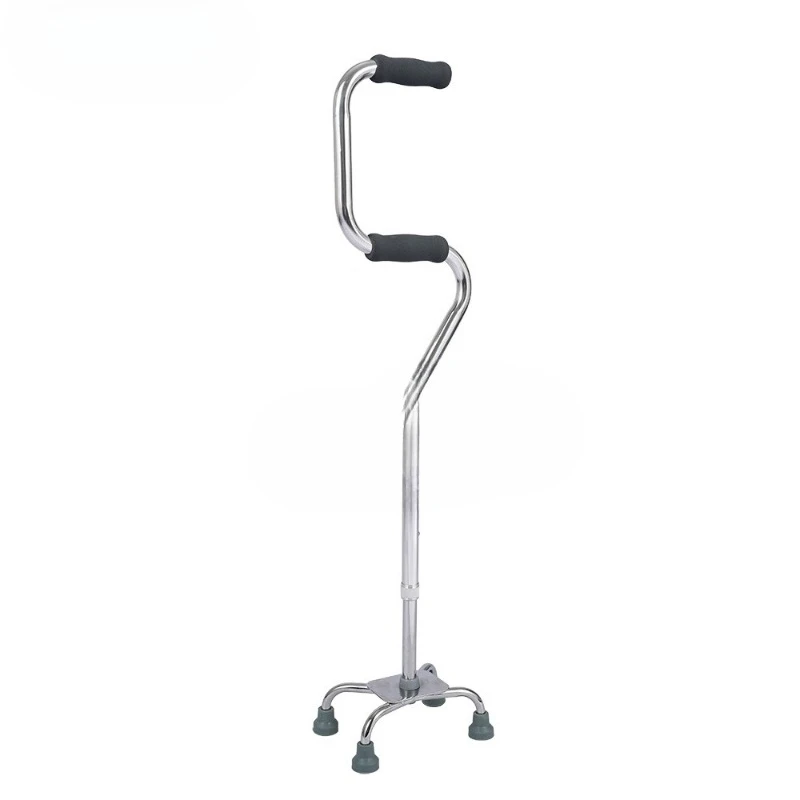 Four-corner for the elderly, for the elderlyfor the elderly adjustable four-corner cane