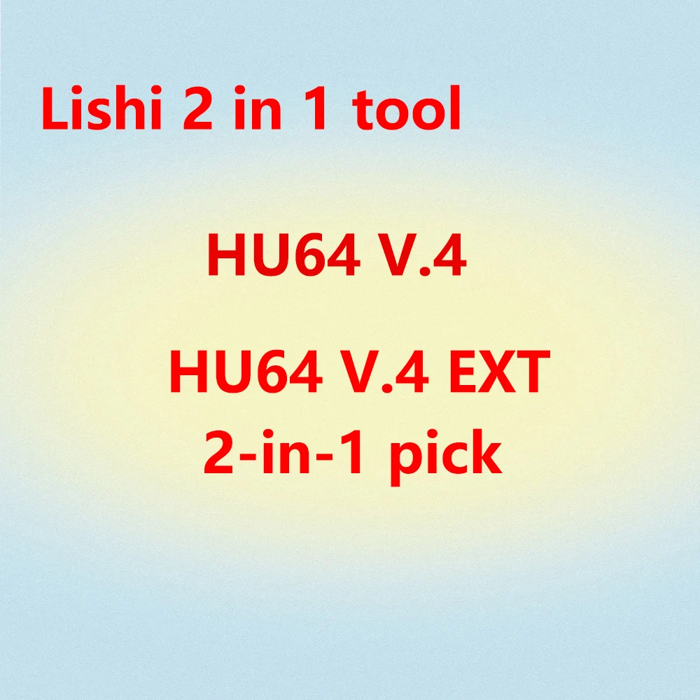 

Lishi 2 in 1 HU64 V.4 EXT Tool hu64v.4 2-in-1 pick Locksmith Tools