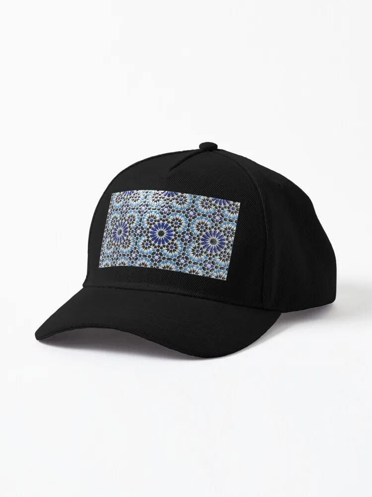 Classic Moroccan Zellige Mosaic Cap For Women Men Hip Hop Cap Street Baseball Hat New Fashion Hat