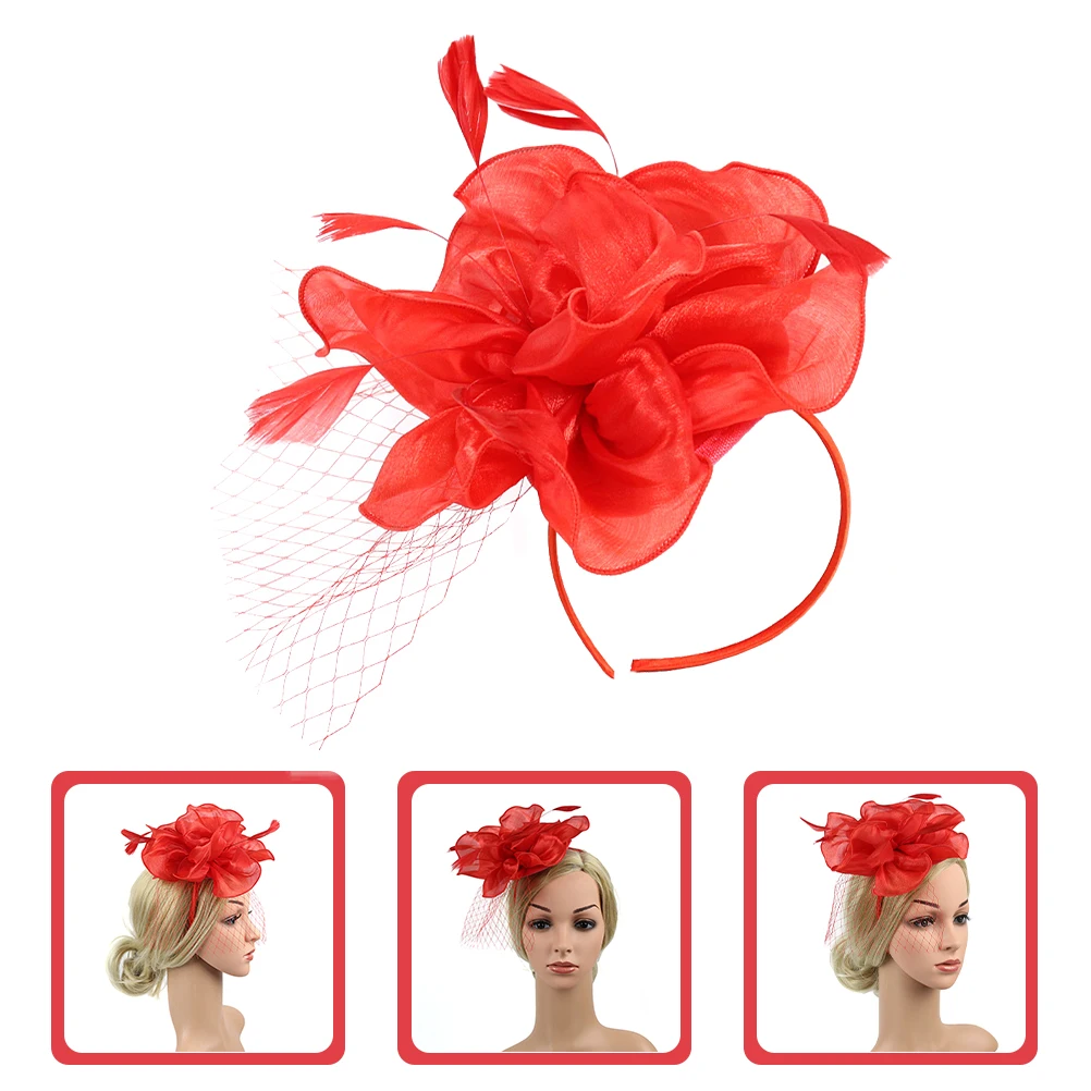 

Women Fascinator Hat Chic Headdress for Photography Tea Party Easy to Wear Stylish Gift Fascinator Hat Fascinators for Women