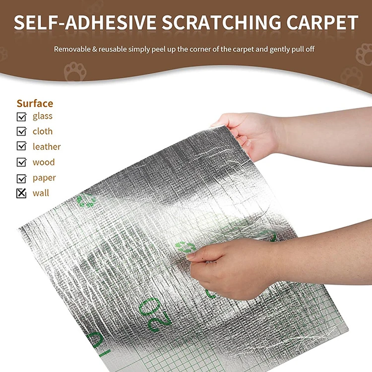 Selbstklebende Katzenkratzmatte, langlebiger Sisal-Möbelschutz, DIY, anpassbare Katzenkratzunterlage für Couch, Sofa – Detail 6