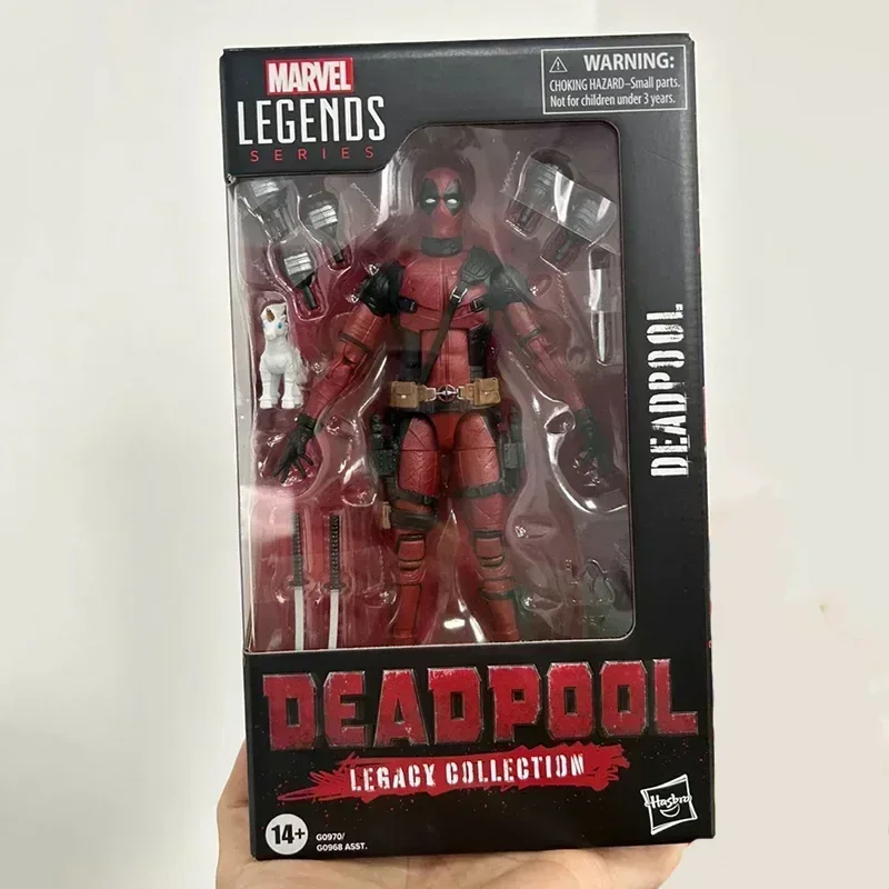 2025 Marvel Legends Deadpool figura de acción modelo de héroe Premium 6 pulgadas 15,5 cm juguete Poseable con articulaciones articuladas regalos para niños