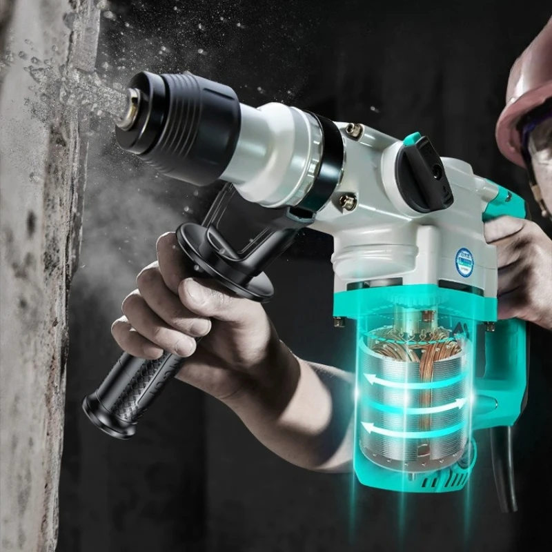 Electric pick multi-function dual-purpose impact drill concrete high-power power tool