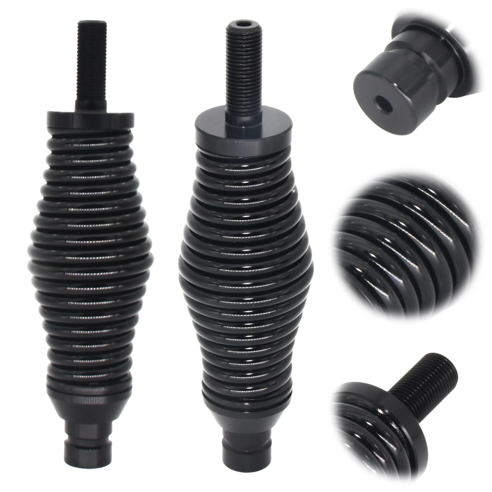 LED Light Spring Base Carbon Steel CB Antenna Spring Quick Release Shockproof Waterproof Fit for UTV ATV Boat Offroad Polaris