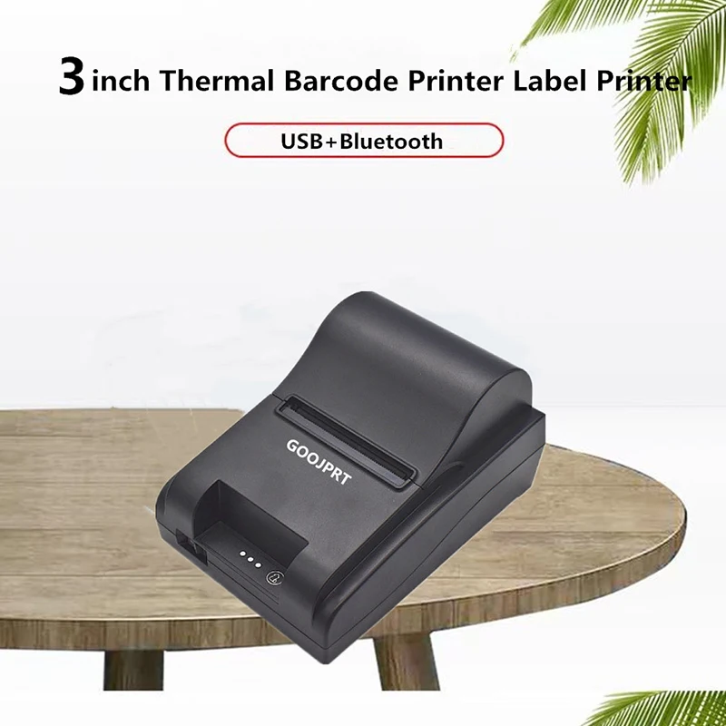 3 Inch Thermal Receipt Commercial Impresora  80mm Wireless Printer ESC/POS Printer for Restaurant and Supermarke