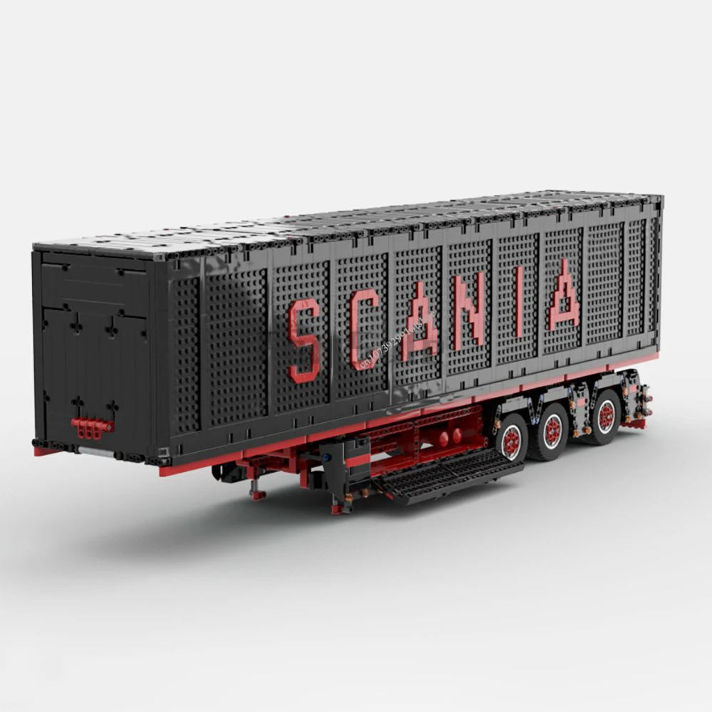 NEW MOC RC R 620 Engineering Container Truck and Trailer model DIY creative ideas Children Toys birthday Gift Technology Blocks