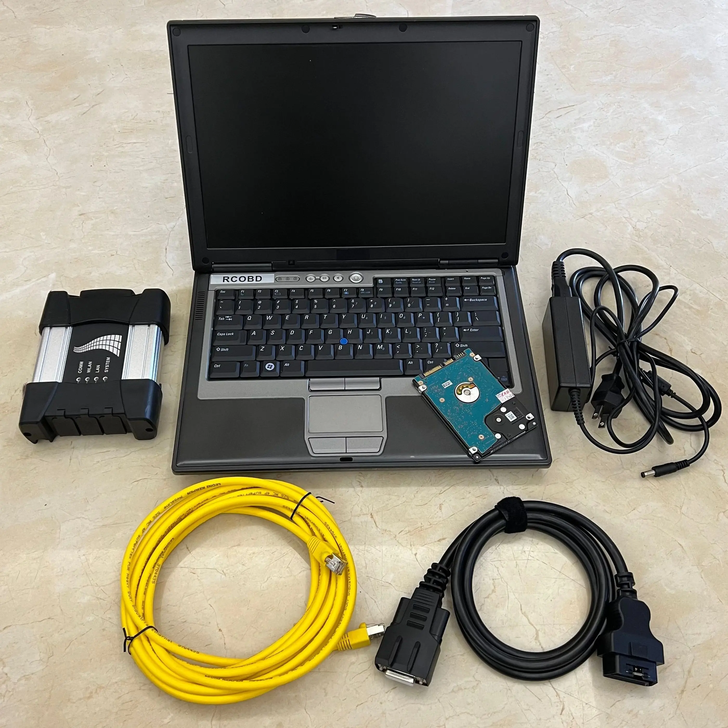 ICOM Next Interface 2 Cables Software Version V01.2023 D 4.39 P 3.70 in Used Laptop D630 4G Auto Diagnostic Tool for BMW Cars