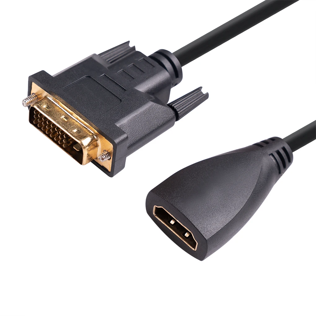 Game Console DVI Adapter Cable Low Latency for HDMI-compatible Converter Conversion Connector Desktop PC Accessories