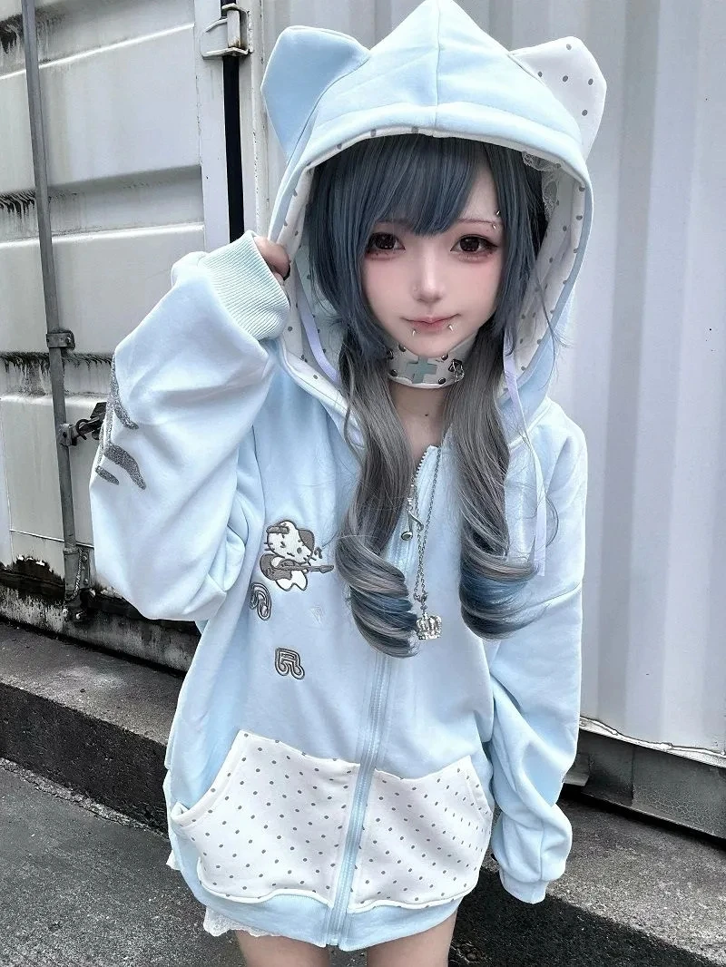 

Милый женский кардиган с капюшоном, утепленный флисом, осенне-зимний, повседневный, свободный, универсальный, для активного отдыха