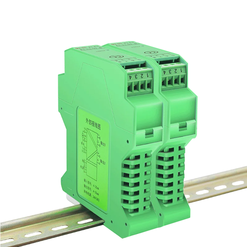 GLG 4-20mA to 0-10V DC Signal Isolator 0-10mA 0-20mA to 0-10V 0-5V 1-5V Analog Signal Isolator 1 In 1 Out 1 In 2 Out