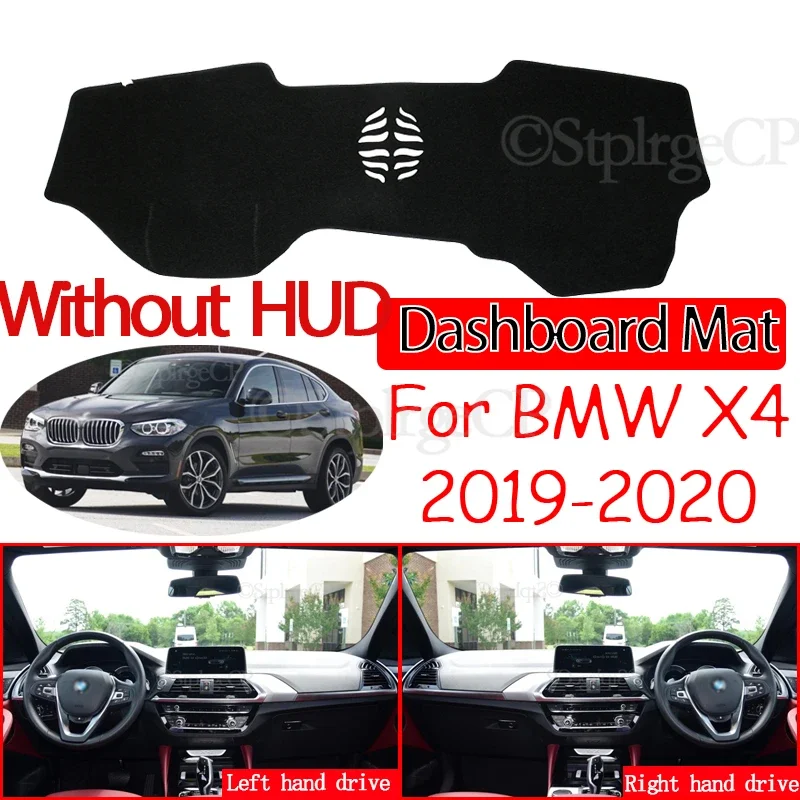 Anti-Slip Anti-UV Mat Dashboard Cover Pad Sun Shade Dashmat Protect Carpet Accessories Buffer Cushion for BMW X4 G02 2019 2020