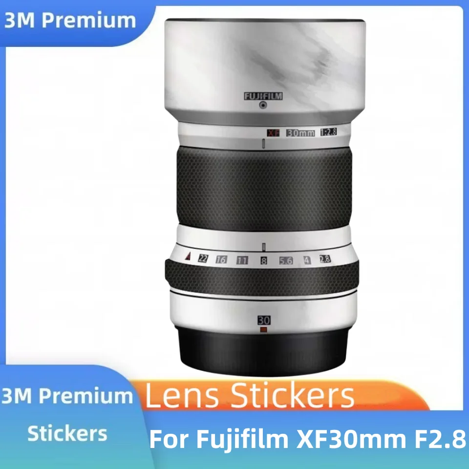 สําหรับ Fujifilm XF30mm F2.8 Decal ผิวไวนิลห่อฟิล์มเลนส์ป้องกันสติกเกอร์สําหรับ Fuji Fujifilm XF30 F2.8 R LM WR Macro