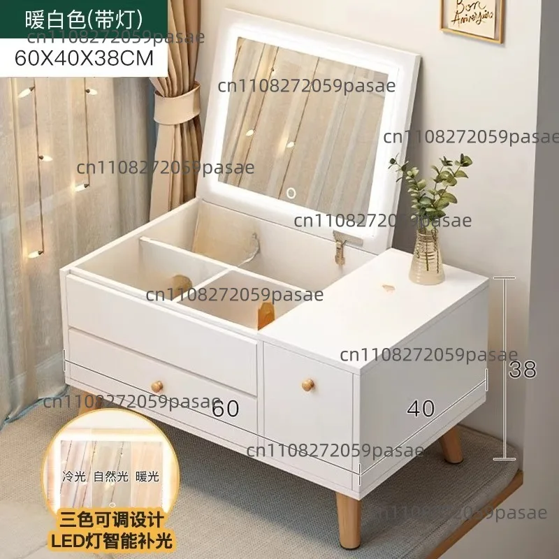 Bay Window Dresser Storage Cabinet Integrated Bedroom Small Apartment Makeup Table