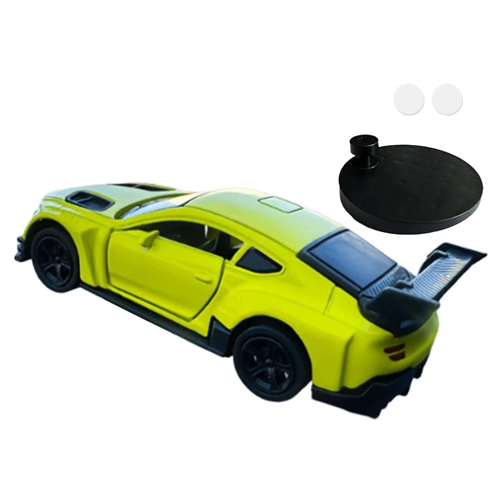 1 64 Scale Drift Car Model Toy Alloy Diecast Miniature Vehicle with Opening Doors for Car Center Console Dashboard Decor