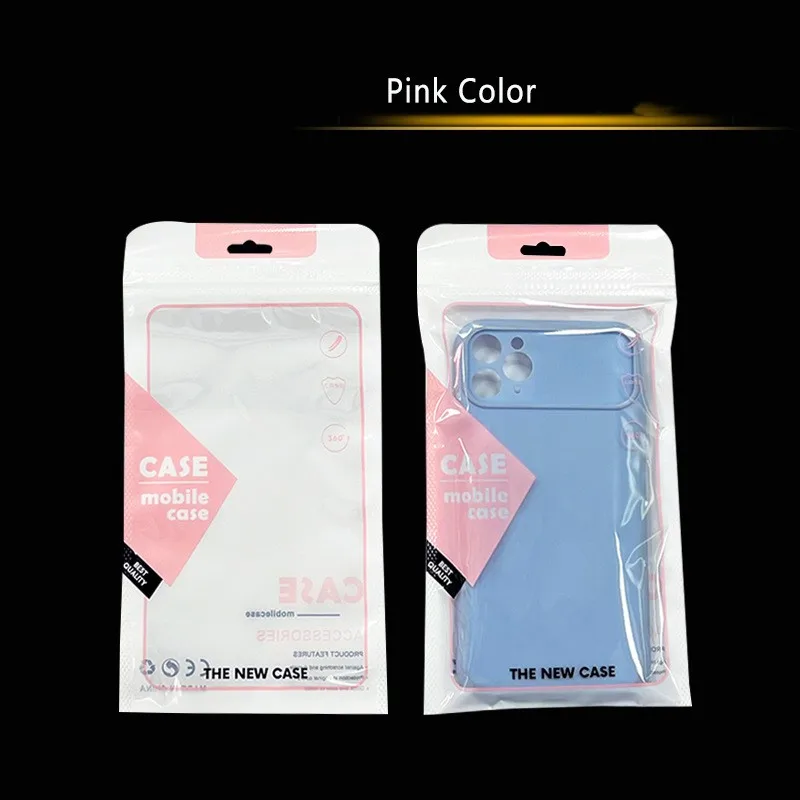 200Pcs/Lot Plastic Ziplock Bag For Mobile Phone Case Packaging Zip Lock Poly Bag For iPhone 10  11 Plus Samsung Galaxy Note 5 7