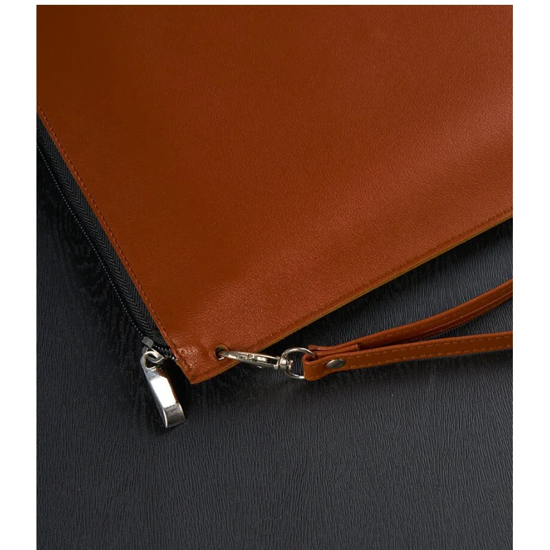 Portable Zipper File Bag Simple Large Capacity Waterproof Storage Bags
