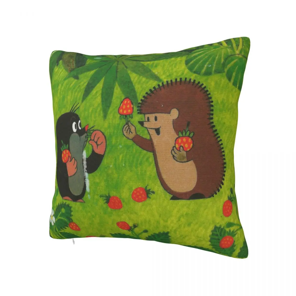 Strawberry Throw Pillow Case Krtek Cartoon Short Plus Cushion Covers For Home Sofa Chair Decorative Backpack