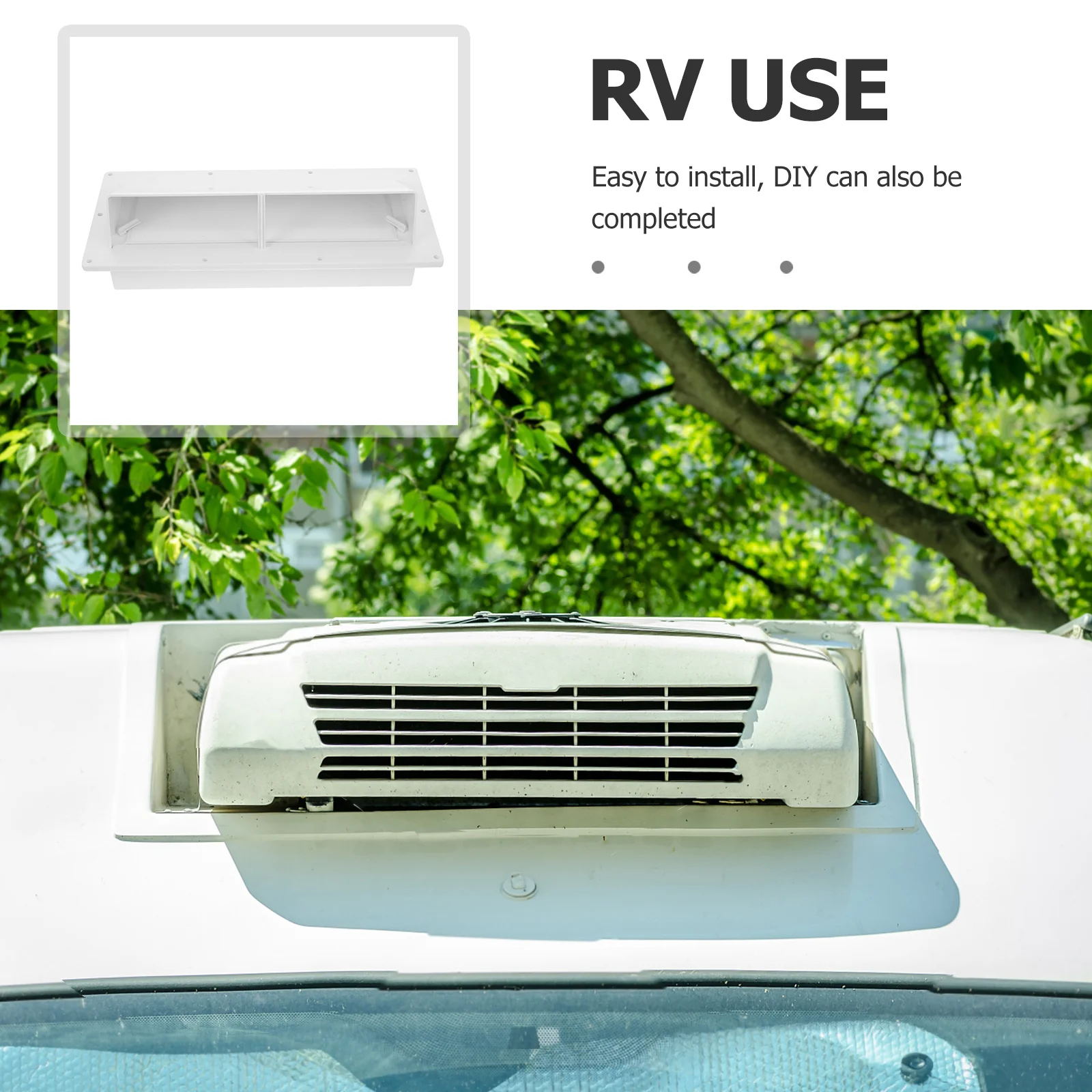 غطاء فتحة تهوية متين لتسجيل الأرضية ABS سهل التركيب، تصميم كبير الحجم، فتحات شفاط تكييف الهواء متعددة الوظائف للمنزل #1