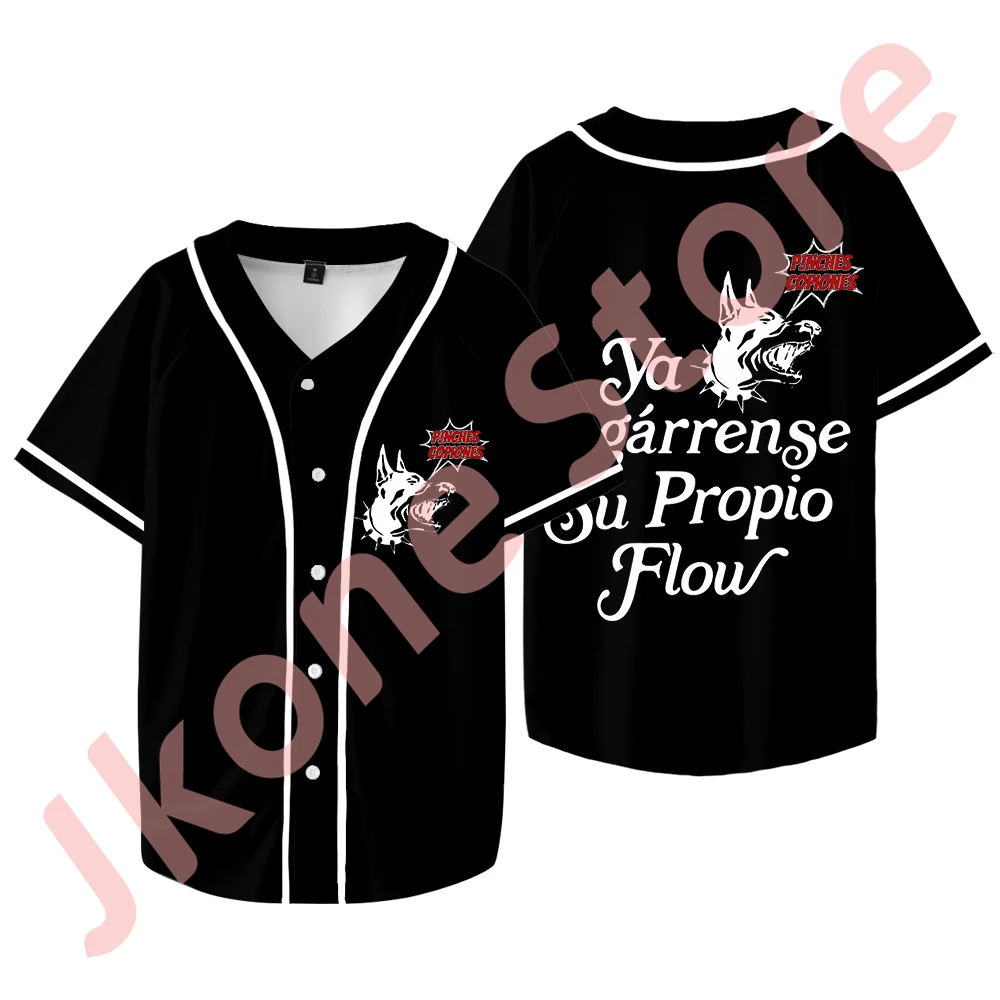 Peso Pluma 2024 Exodo Tour Merch kurtka baseballowa nowe logo Jersey kobiety mężczyźni moda Casual t-shirty z krótkim rękawem