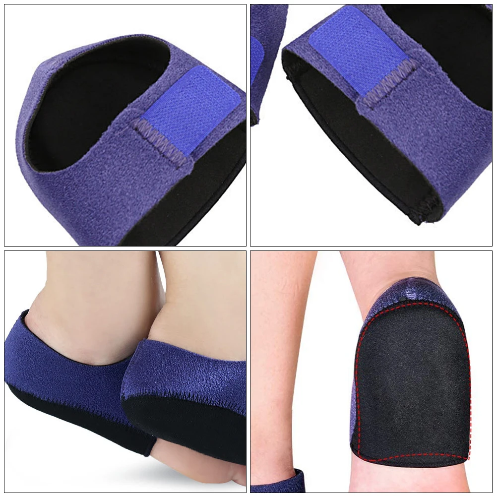 Hielbeschermers Kussenkussens Blauw Ondersteunende gelhoes Voetverzorgingshulpmiddel Hielpijnverlichting Antislip enkelsteun Ademend