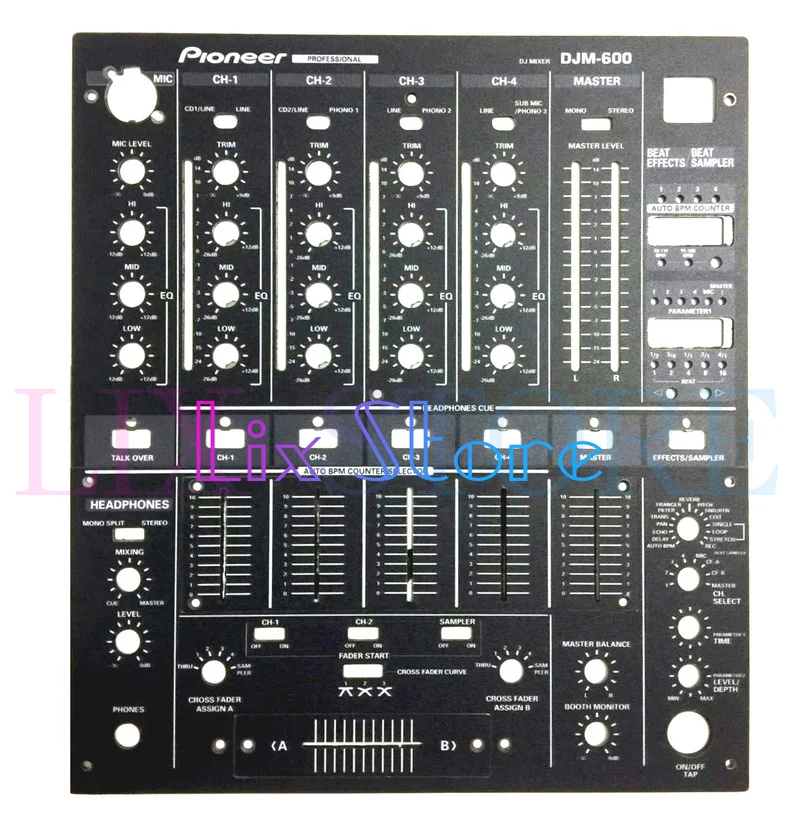 

1X djm-600 mixing console panel film DJM600 colorful film