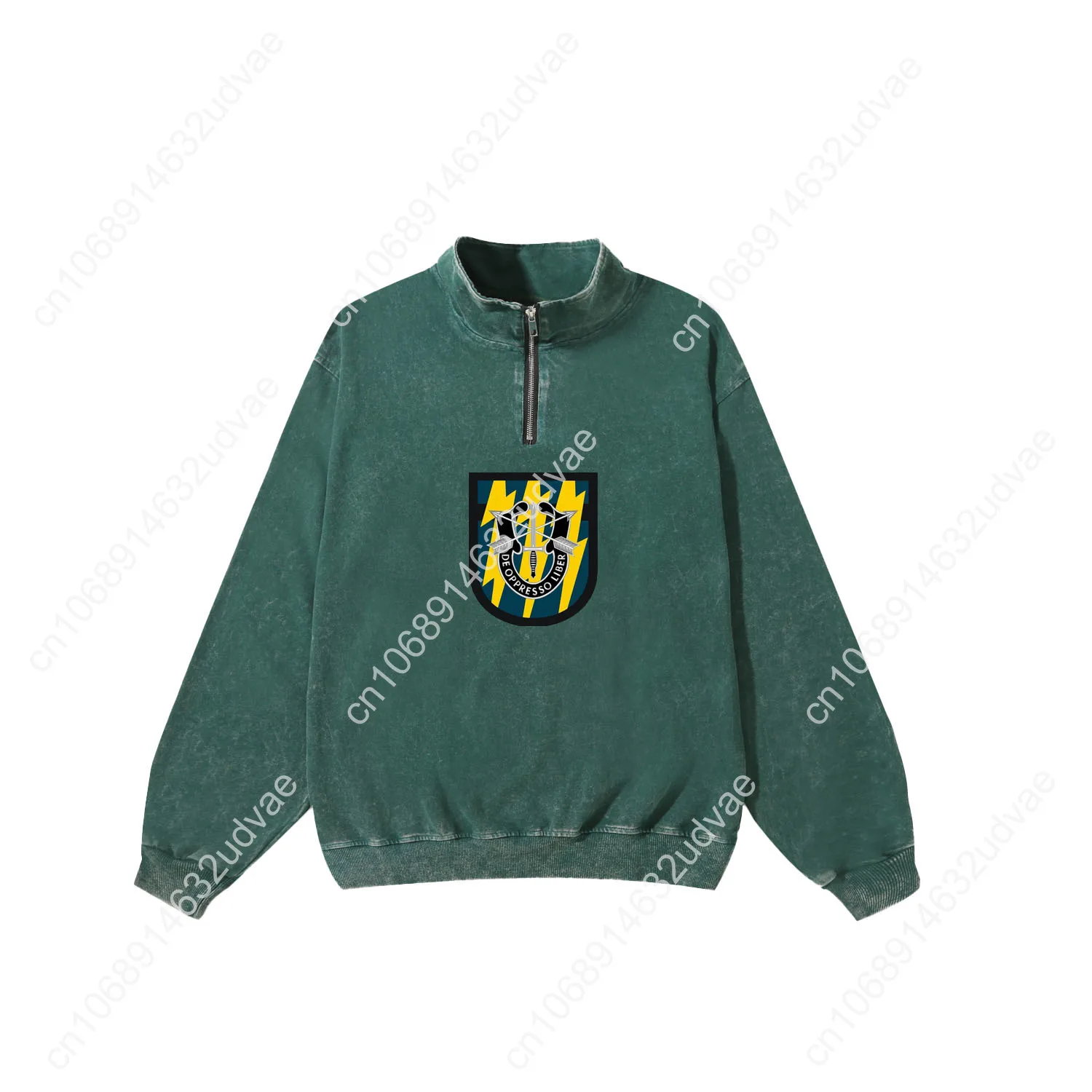 US Special Forces 12e Special Forces Group Retro Sweatshirt Man Vrouw Tiener Vintage Pullover Custom Made Tops Mouw T-shirt