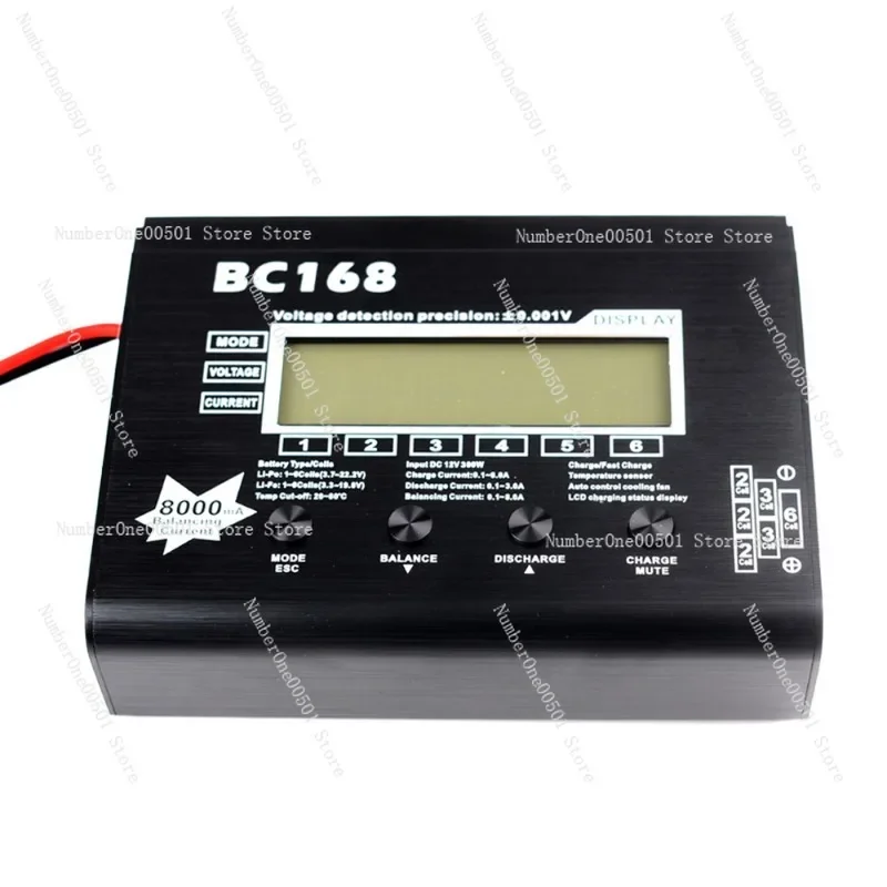 BC168 8A High Speed Lithium Battery Balance Charger 1-6S Rechargeable High Voltage Battery with Discharge Ultra UNA6