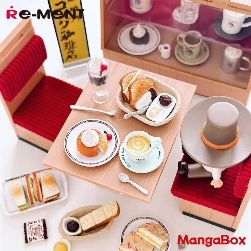 

Re-ment Komeda Кофейня Яйцо Миниатюрная сцена Дисплей Предмет Официальная глухая коробка P2 P1 Модная игрушка и хобби Коллекционная