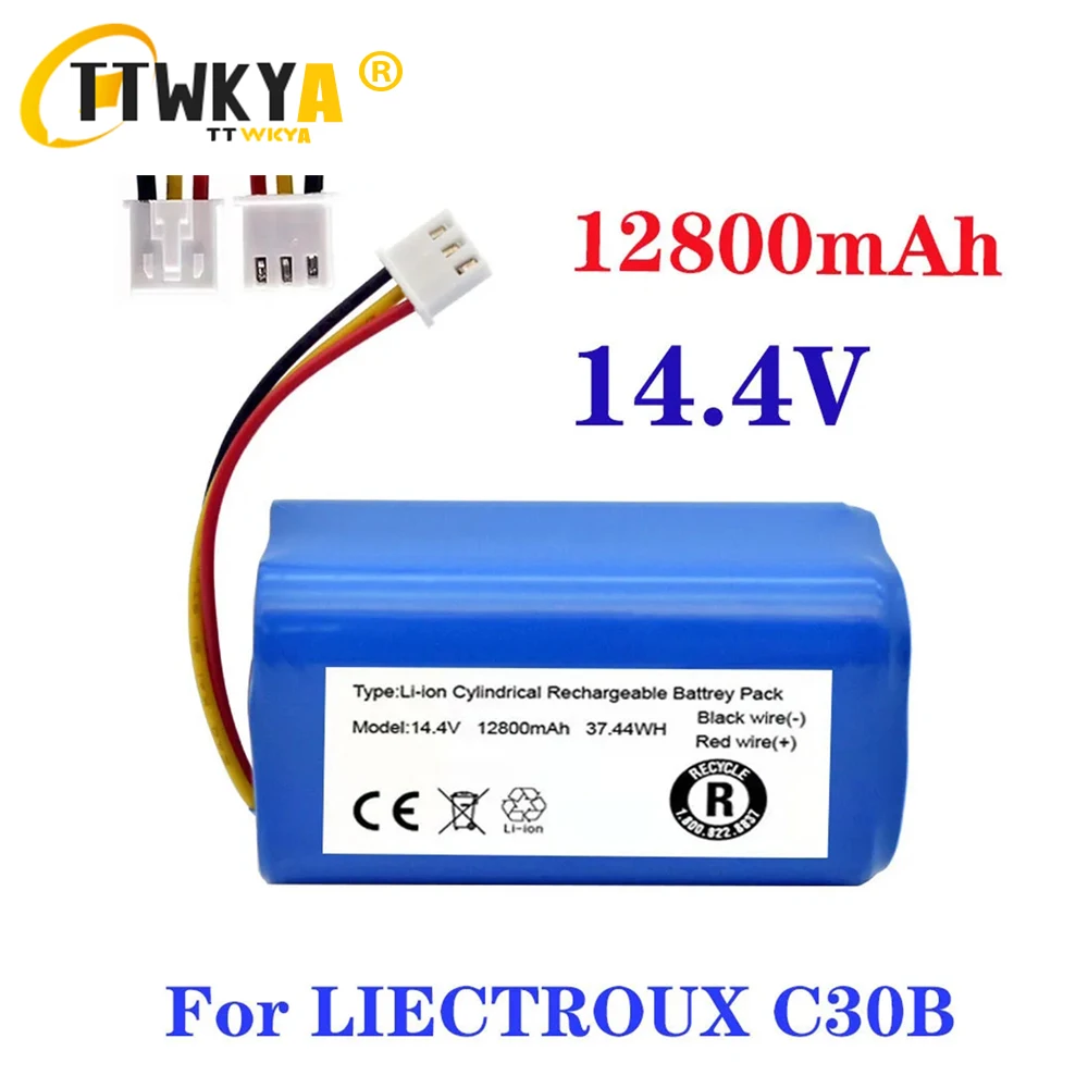 

100% Brand New. 14.4V.12800mah. Suitable For Letchtoux c30b Robot Vacuum Cleaner, Equipped With High Capacity Original Batteries