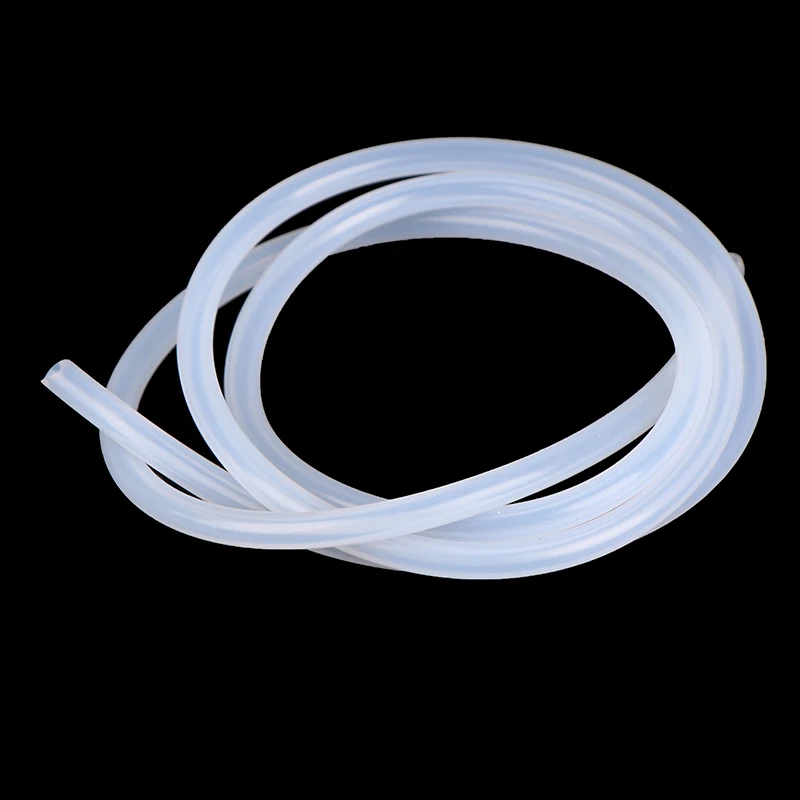 1PC 100cm Silicone  Clear Transparent Hose Flexible Water Tube For Coffee Machine 180℃ Heat Resistant Coffeeware Accessories