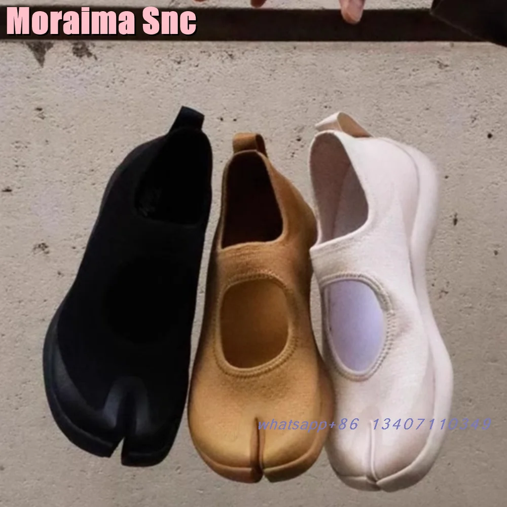 Split Toe Hollow Flat con Mary Janes Slip On Comfort scarpe da donna Casual Outdoor Classic Unique Ladies Shoes 2024 più nuovo