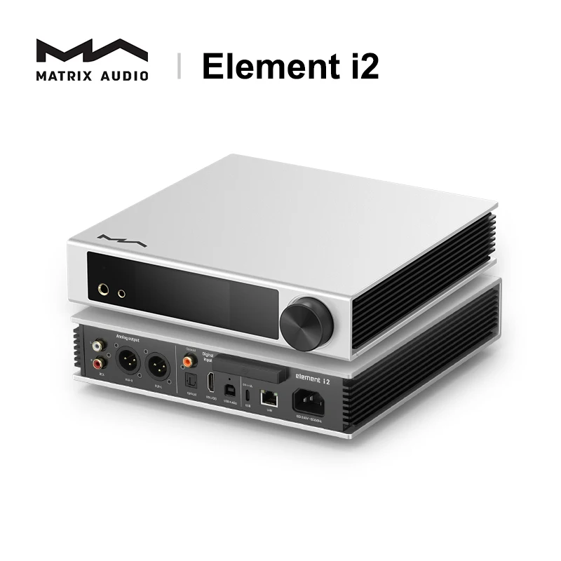 Matrix Element i2 Bluetooth Streamer Music Player AMP/DAC All-in-one Headphone Amplifier Decoder ES9038Q2M  AirPlay DINA WiFi