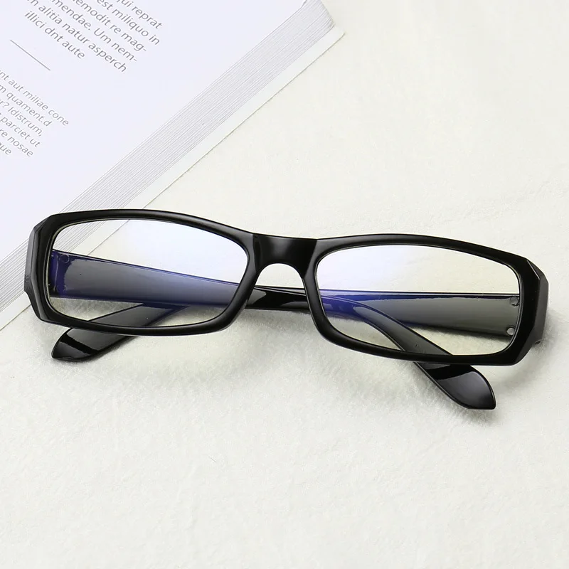 Game Bayonetta Cosplay Glasses Black Eyeglass Frame Retro Protection Eye Flat Mirror Eyewear Unisex Fashion Accessories Prop