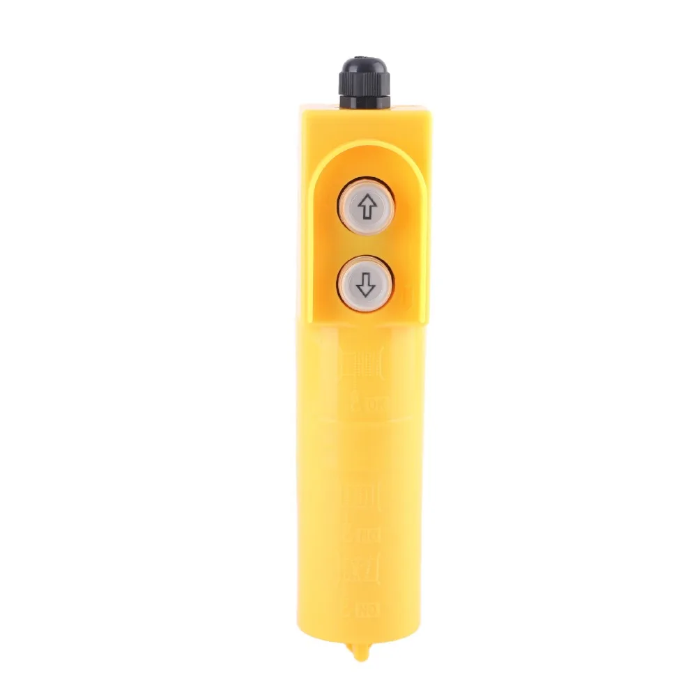

COB-61DR Crane Push Button Switch 220V Self-Resetting Electric Hoist Switch 50uF Rainproof Up Down Hoist Push Button