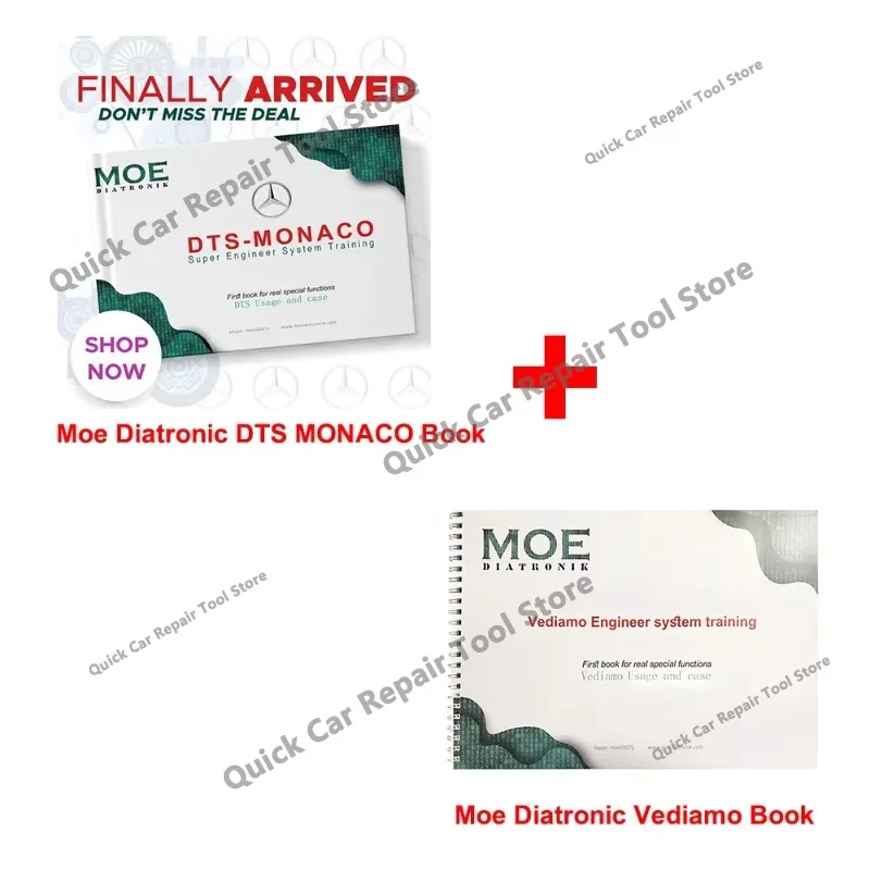 2026 hot selling newest  Moe Diatronic DTS MONACO and Vediamo Super Engineer System Training Book