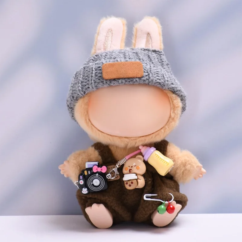 

3 шт., одежда La bubu для куклы 17 см, фиолетовый костюм для косплея для La bubu, милые аксессуары для одежды La bubu, без куклы (фиолетовый)