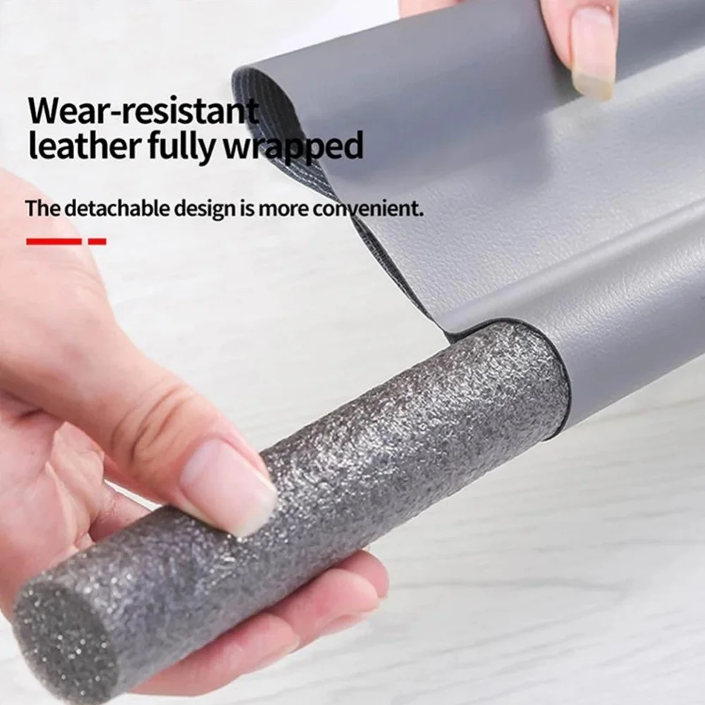 1 Stück 96cm x 9,6cm Wasserdichter Dichtungsstreifen Zugluftstopper Türbodendichtung Windblocker Schalldämpfender Dichtungsstreifen – Detail 4