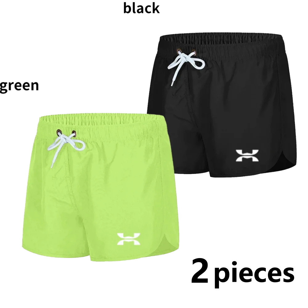 2025 מכנסיים קצרים רב תכליתיים לשחות גזעים בצד קצרים פתחי גלישה נושמת מכנסיים קצרים מודפסים בקיץ