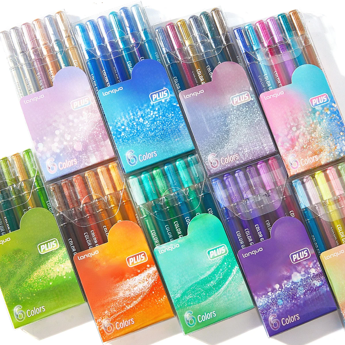 

6 блестящих ручек для журналов — яркие цвета, идеально подходят для ведения журналов, маркировки, рисования, раскрашивания, письма поздравительных открыток и хули