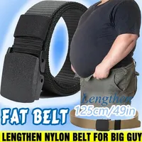 Classic Military Automatic Buckle Nylon Belt Unisex Plus Size LONG 170 160 150 140 130cm Men Women Outdoor  Tactical Canvas Belt